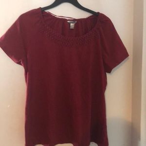 Maroon T-shirt